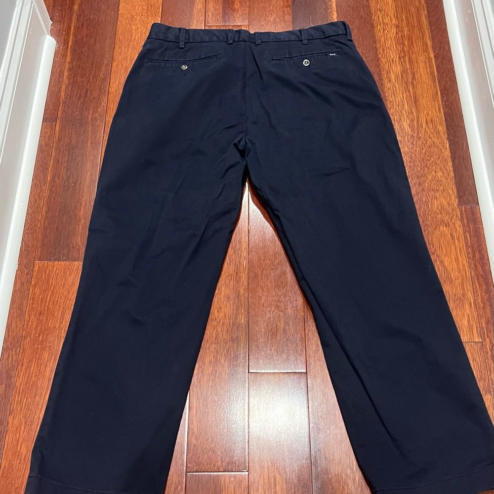 Men’s Polo Ralph Lauren Navy/Blue Chino Classic Fit Pants Waist 33” Inseam 27” - Picture 2 of 3